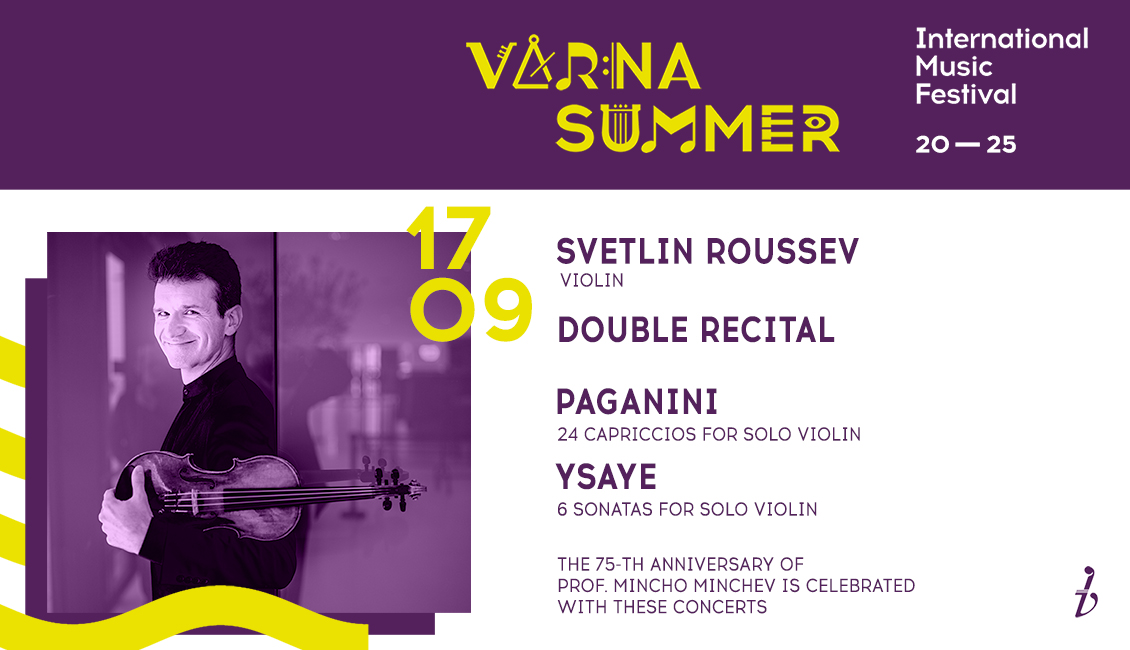Roussev First Concert of the Double Recital by Svetlin Roussev – Varna Summer IMF